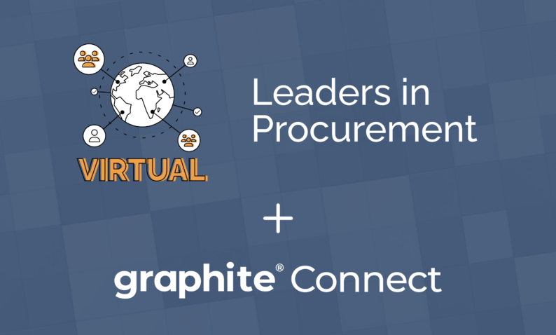 Virtual Leaders in Procurement and Graphite Connect Logos are pictured.